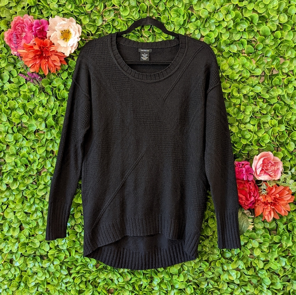 Calvin Klein Cozy Sweater Black